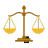 Icon representing legal compliance